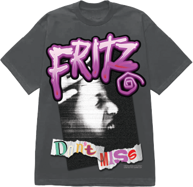 Fritz Don’t Miss Grey T-Shirt